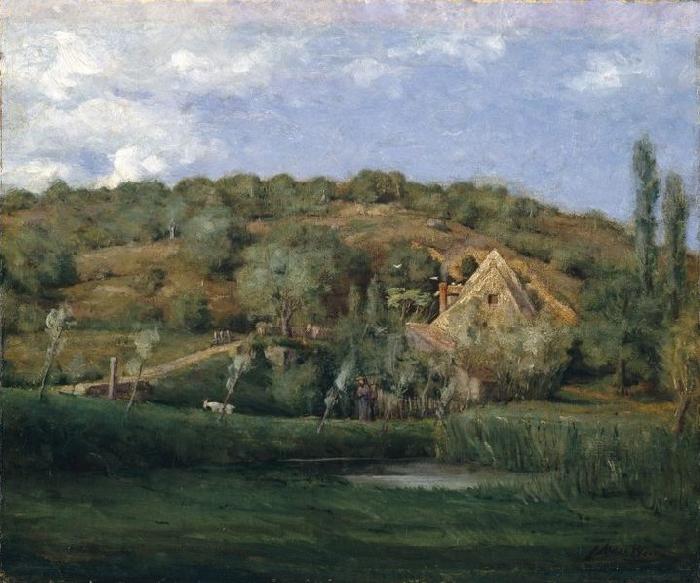 julian alden weir A French Homestead France oil painting art